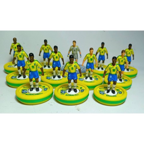 Subbuteo Andrew Table Soccer Brazil  2002 World Cup Winners  on WSB Professional bases